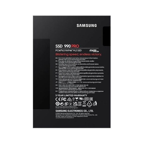 Накопичувач SSD M.2 2280 2TB Samsung (MZ-V9P2T0BW) | Зображення 6