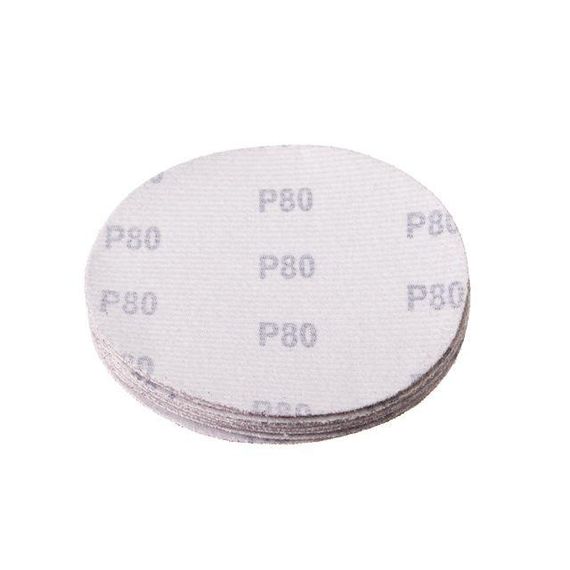 Круг наждачний самоклейний 125 мм, папір класу С, К80, 10 од. INTERTOOL BT-0508 | Зображення 2