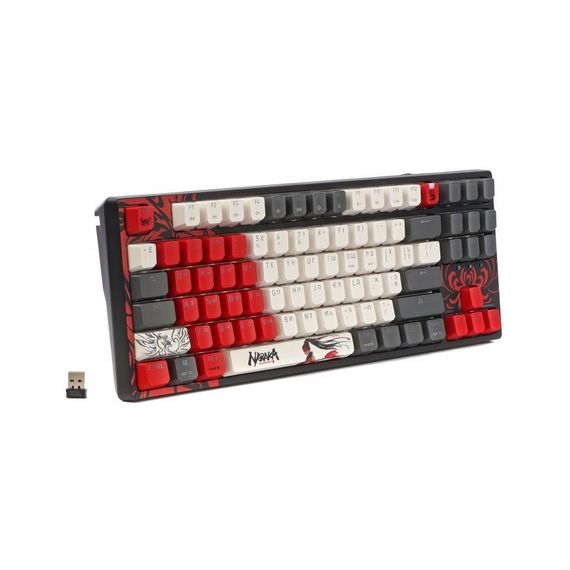 Клавіатура A4Tech Bloody WS87 Naraka Wireless/Bluetooth Black/Red (4711421001113) | Зображення 2