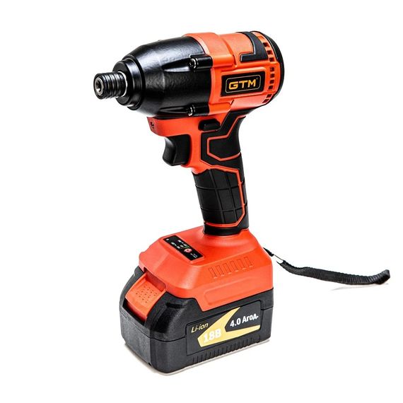 Гвинтокрут акумуляторний GTM IS18/320BL (320 Нм, 1/4", BL, GTM 18V) | Зображення 1