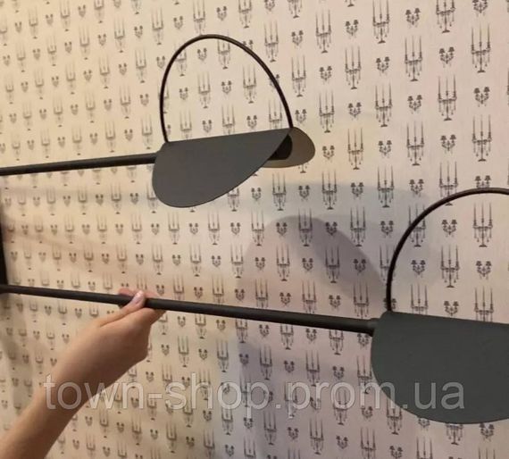 Бра настенное LED WSE14-bk-k Черный 20х20х100 см. | Зображення 1