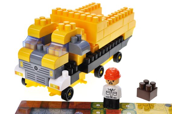 Конструктор блочний QB300-204 "Block&Steps: Мегабудівельник" + ходилка і меморі гра 3в1, 125дет. qbee | Зображення 8