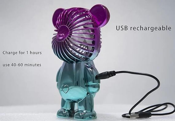 Портативний міні-вентилятор Simple Style Fan • Ручний USB-вентилятор Simple Style Fan для дому, офісу, прогулянок і поїздок | Зображення 1