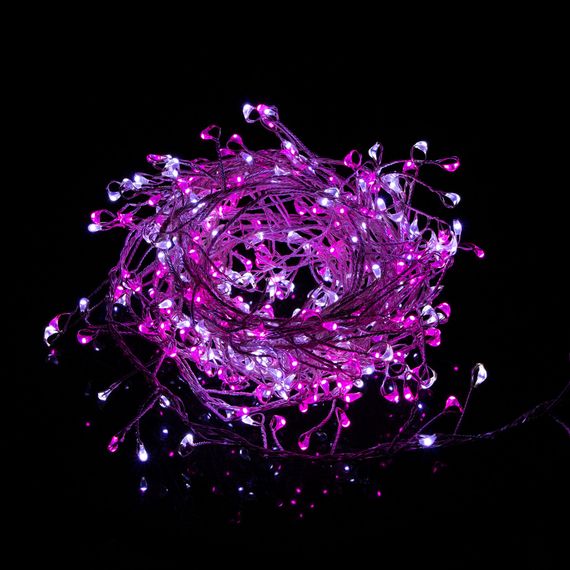 Гірлянда Springos 3 м 300 LED CL0091 Cold White/Pink | Зображення 7