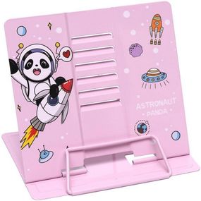 Подставка для книг "Astronaut Panda" LTS-8182(Pink) металлическая