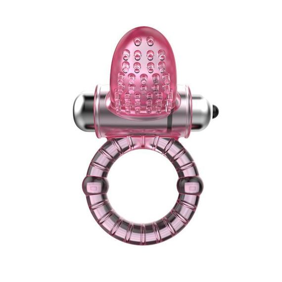 Ерекційне кільце з вібрацією BAILE Sweet Vibration Ring, з клітеральним стимулятором Sex Aura | Зображення 2