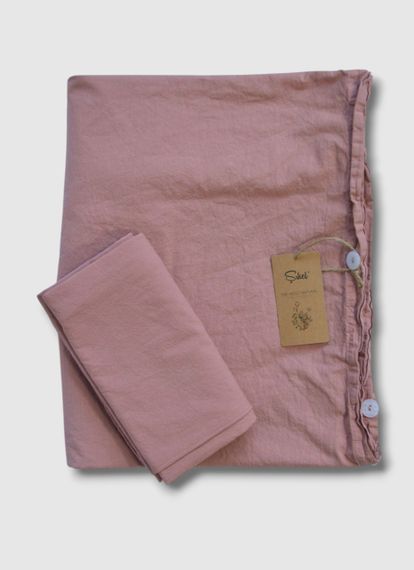 Постельное белье Sikel Stonewashed Soho 200 х 220 см Rose | Зображення 2