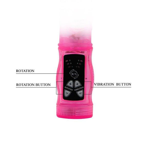 Вібратор з стимулятором клітора, ротацією і зворотно поступальним рухом-Crazy Rabbit, BW-037031 sexstyle | Зображення 6