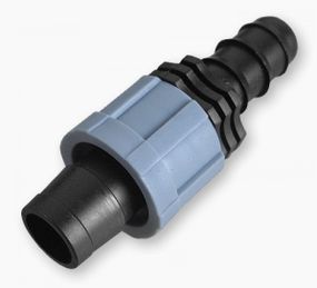 Конектор Bradas для крапельної стрічки / трубка PE 16мм 25 шт