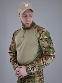 Боевая рубашка ULTIMATUM Combat G3 Мультикам, убакс мультикам,UBAKS для военнослужащих с длинным рукавом, 3XL