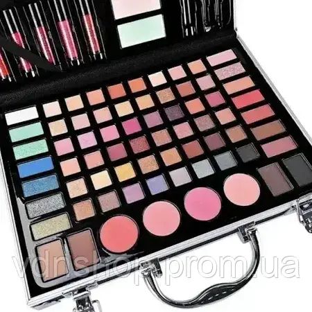Набір косметики для макіяжу в кейсі missyoung GM20250 makeup set black | Зображення 2