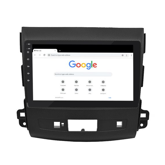 Штатная магнитола Lesko для Mitsubishi Outlander II 2005-2009 экран 9" 2/32Gb/ 4G/ Wi-Fi Premium GPS Андроид | Зображення 4