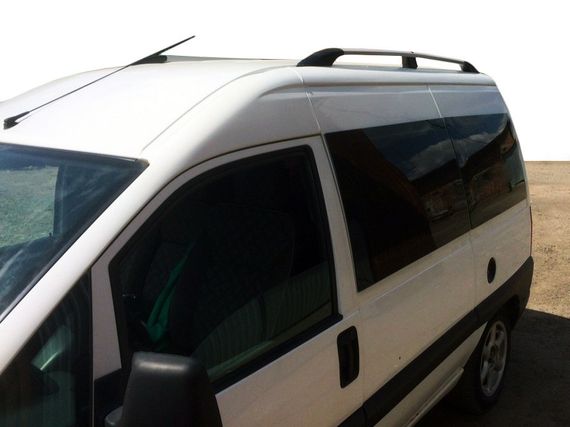 Рейлинги Серый мат (пласт. ножки.) Короткая база для Citroen Jumpy 1996-2007 гг.