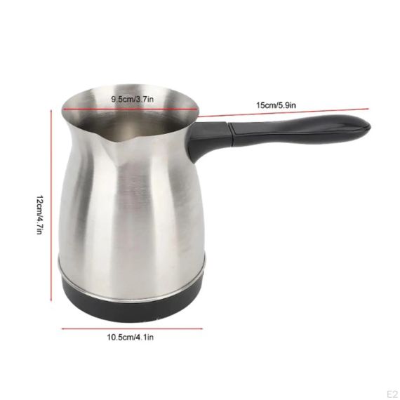 Електрична турецька кавоварка з нержавіючої сталі Sokany SK-09044 | Зображення 2