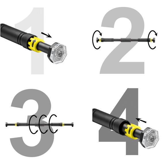 Турнік розсувний 4FIZJO 66-100 см 4FJ0601 (P-5907739314765) | Зображення 6