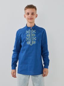 Сорочка вишиванка для хлопчика LAWA E-BB02303 170 см Синій shop (2000999595448)