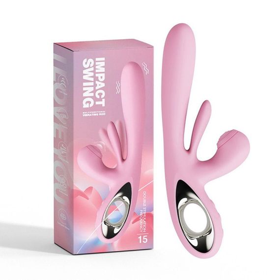 Многофункциональный розовый вибратор Bliss Bunny Sex Aura