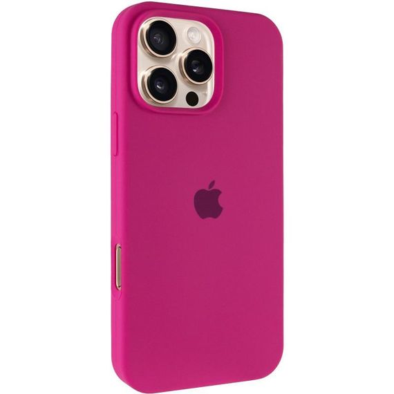 Чехол Silicone Case Full Protective (AA) для Apple iPhone 16 Pro Max (6.9") Малиновый / Dragon Fruit