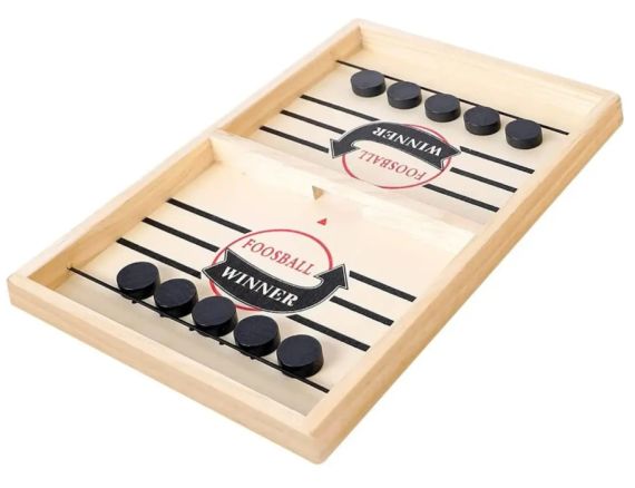 Забавная быстрая игра «Слинг-Пак», игра «Хоккей с рогаткой», настольная игра «Победитель» | Зображення 1