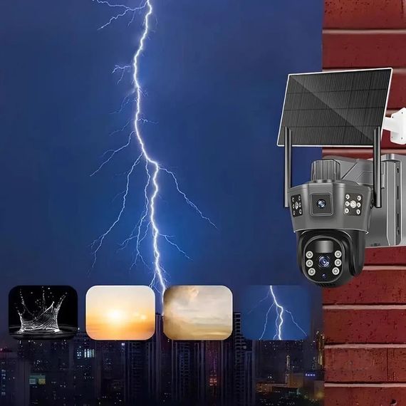 Wi-Fi камера відеоспостереження на сонячній батареї XPRO TP-18 (234572806_1686) | Зображення 3