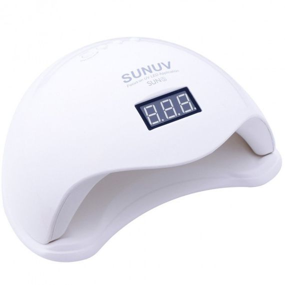 Лампа для манікюру Sun 5 nail lamp FD93-1 led для сушіння гель лаку з таймером для домашнього використання | Зображення 3