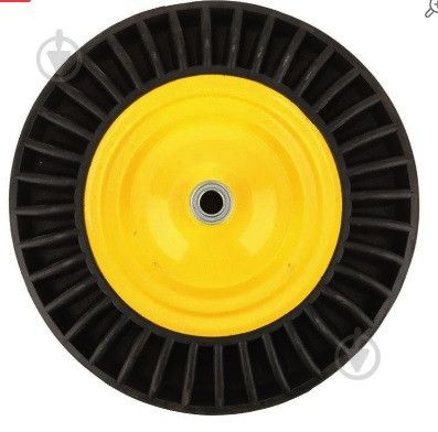 Колесо для тачки цельнорезиновое 4х8'' СИЛА