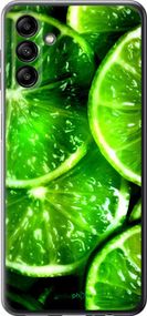 Чохол на Samsung Galaxy A04s Зелені часточки лимона "852u-2877-2448"