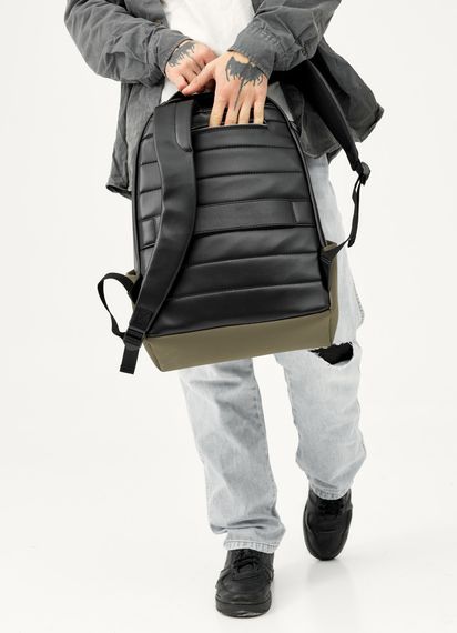 Чоловічий рюкзак Sambag ZARD DART чорний з хакі 44 х 31 х 15 см (25523119m) | Зображення 2