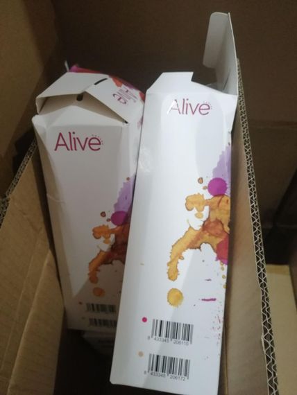 Фалоімітатор Alive Adam Pink L, двошаровий, силікон + Silexpan, діаметр 4 см (м'ята упаковка!!!) Sex Aura | Зображення 2