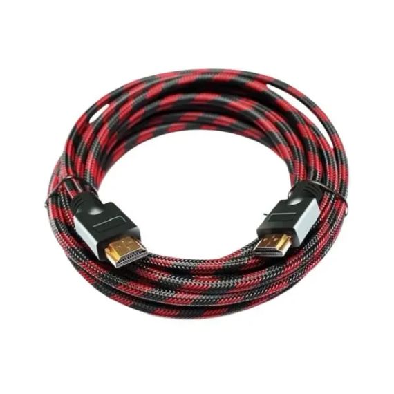 Кабель HDMI-HDMI Donli обплетення, ферити, посилений 5 м (4866lmn/yop) | Зображення 3