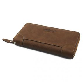 Гаманець шкіряний чоловічий Baellerry leather brown. OJ-112 Колір коричневий
