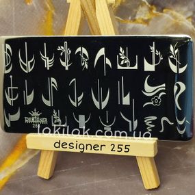 Пластина 255 для стемпинга Designer Professional (12х6см)