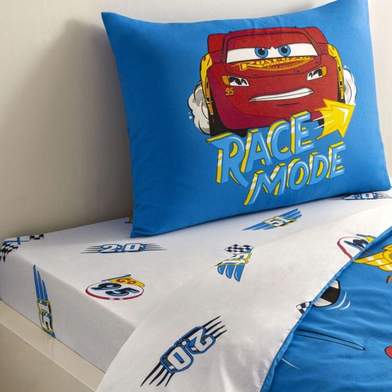 Постільна білизна TAC Disney 160×220 см Cars Let's Race | Зображення 2