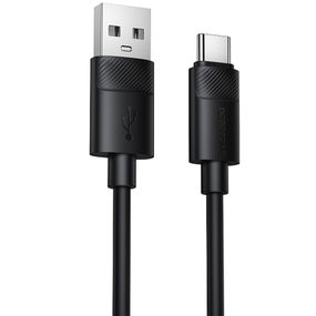 Дата кабель Borofone BX123 Leya USB to Type-C 36W (1m) Black