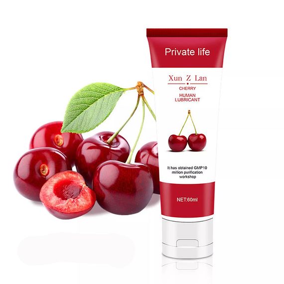 Їстівний лубрикант Private life зі смаком черешні 60 ml | Зображення 1