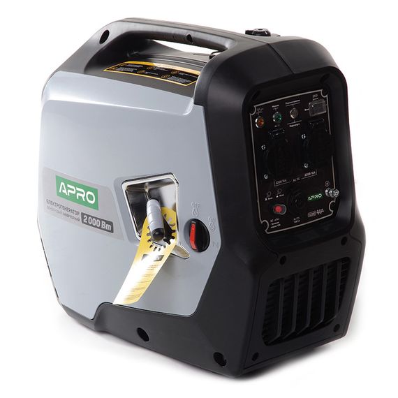 Генератор бензиновый 4-х тактный инверторный 1.8/2.0 кВт (ручной запуск) APRO | Зображення 2