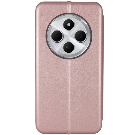 Шкіряний чохол-книжка Classy для Xiaomi Redmi 14C / Poco C75 Rose Gold | Зображення 1