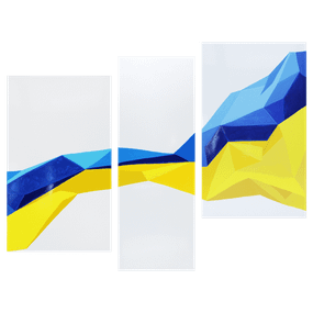 Металокерамічний дизайн-обігрівач UDEN-S "Україна" (триптих)