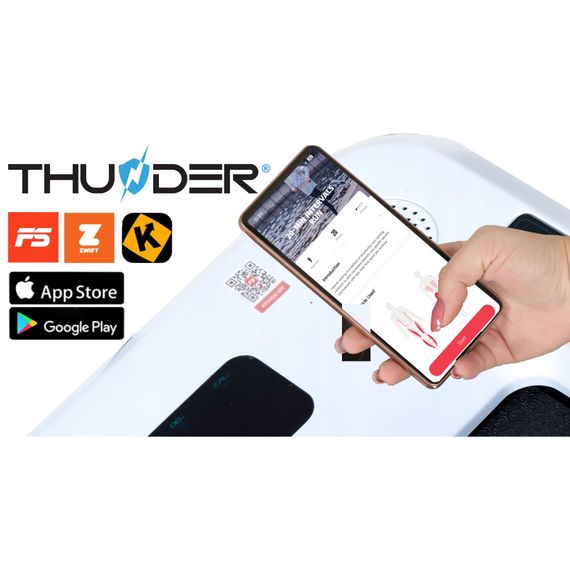 Бігова доріжка THUNDER Race White | Зображення 3