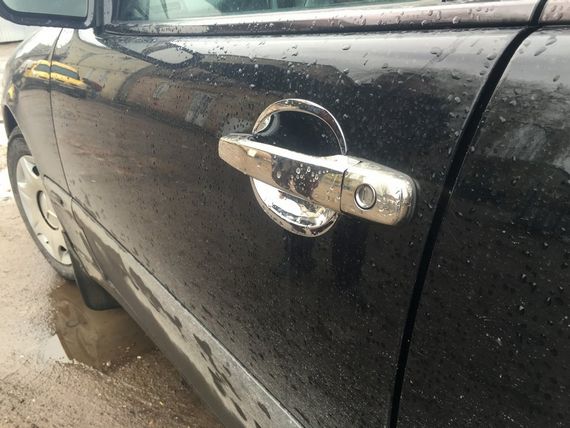 Накладки на ручки (4 шт, нерж) Carmos - Турецька сталь для Mercedes E-сlass W210 1995-2002 рр | Зображення 2