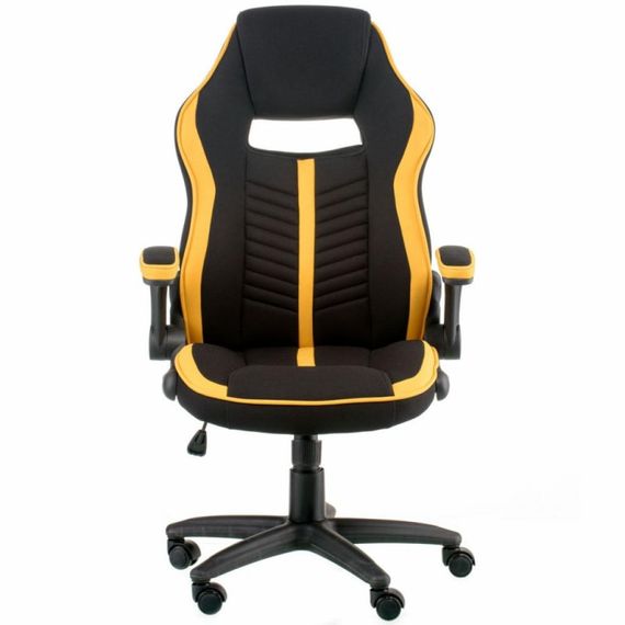 Крісло ігрове Special4You Prime black/yellow (E5548) | Зображення 1