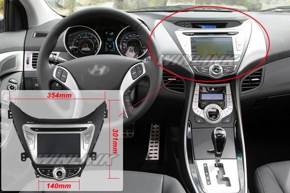 Hyundai Elantra 2011-2012, Avante 2011, I35. Kaier KR-8011 Android | Зображення 2