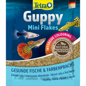 Корм сухий Tetra Guppy для гупі в пластівцях 12 г
