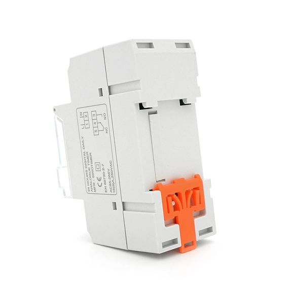 Реле часу Sinotimer TM929AK, на DIN-рейку, LCD, програмований, змінна батарея, 16А, 230V, 87х65х36 мм | Зображення 1