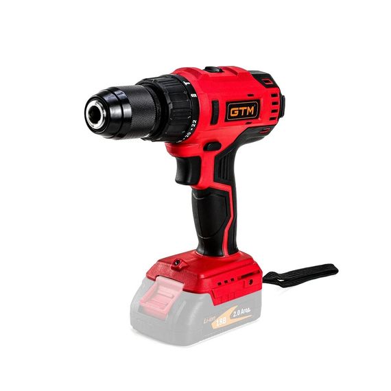 Шурупокрут акумуляторний ударний GTM DSI18/60BL (60 Нм, 13 мм, без акумулятора та зарядного пристрою) | Зображення 1