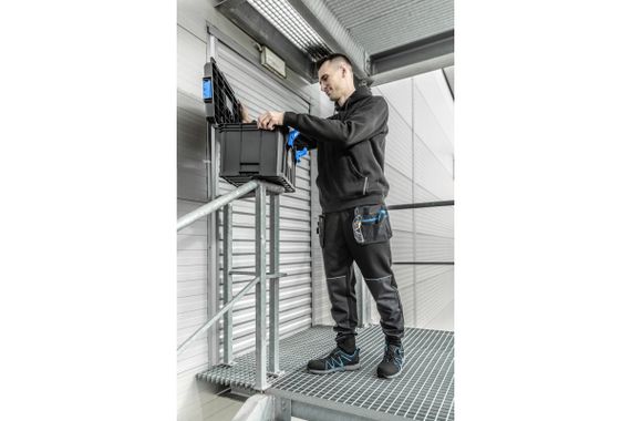 Штани спортивні, робочі Hoegert TREBEL HT5K902-XL з кишенями 65% бавовна, 35% поліестер чорні, XL (54) | Зображення 4