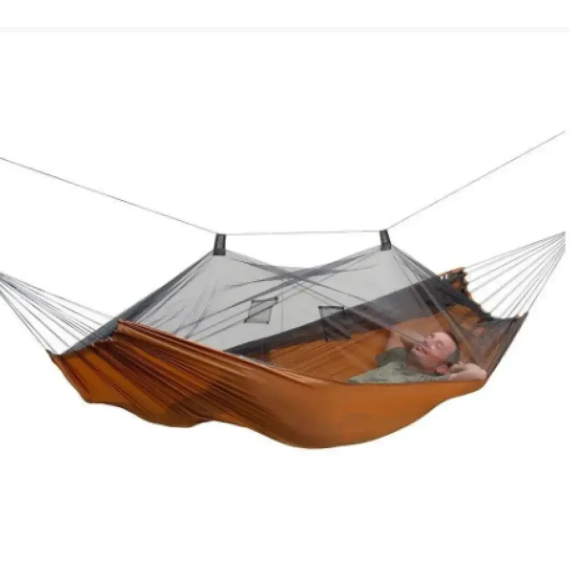 Гамак лежак кровать подвесная туристическая с москитной сеткой чехлом 240х150 см | Зображення 1