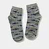 Шкарпетки для хлопчика з принтом акули Twinsocks р.18-20(29-31), 22-24(35-38) темно-синій, джинс, сірий 18-20(29-31), Сірий