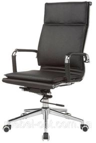 Крісло Solano 4 artleather black репліка крісла Eames Style HB Ribbed Office Chair EA