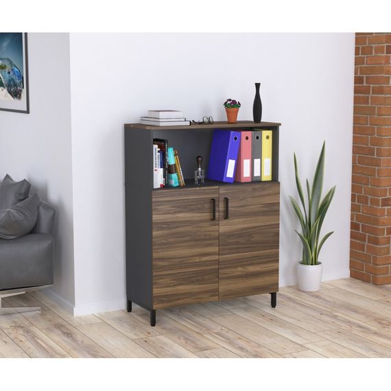 Тумба офисная Loft Design LTO-900-1200 антрацит венге | Зображення 3